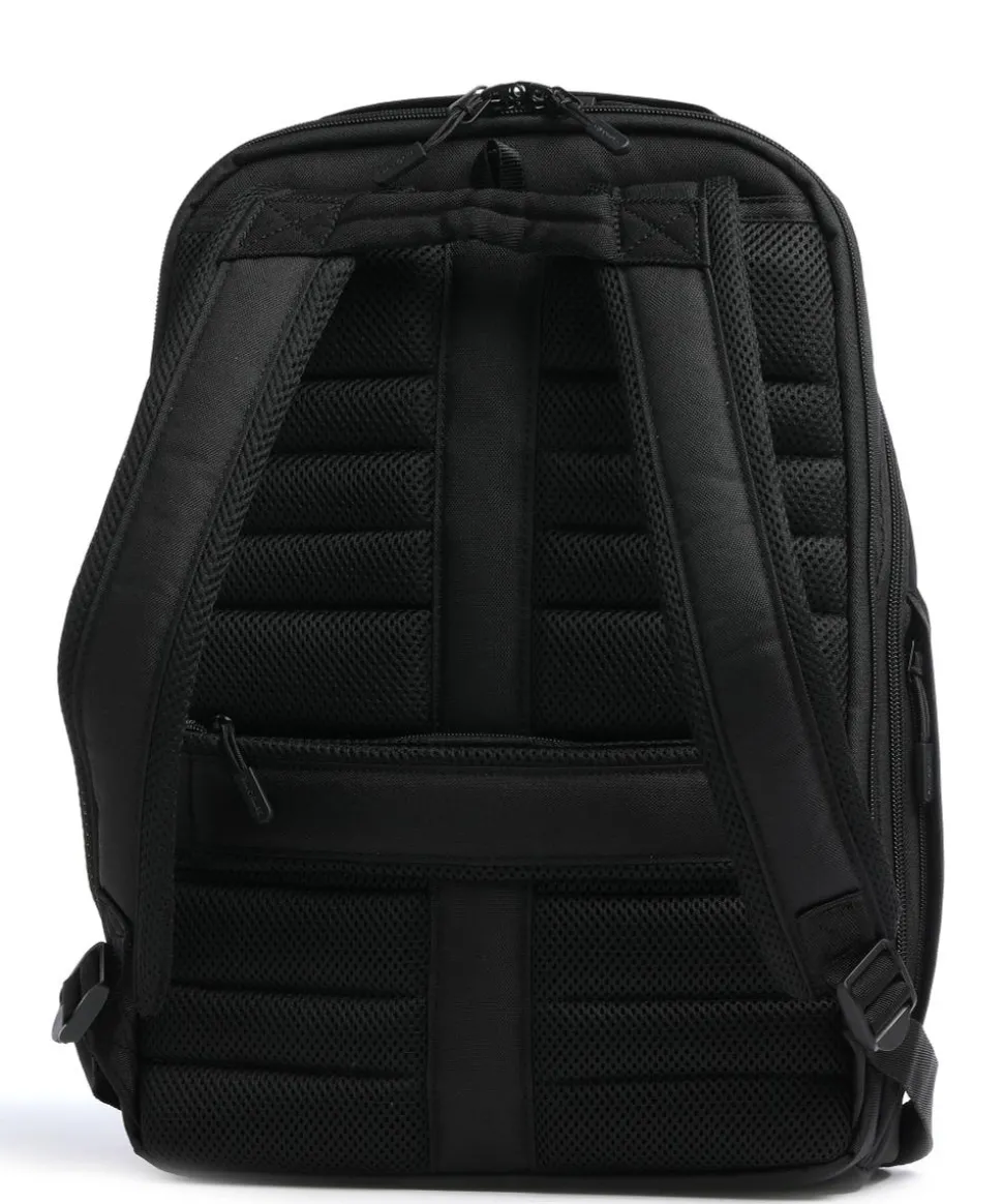 Stackd Biz Rucksack 14″ Lederimitat, recyceltes Polyester schwarz