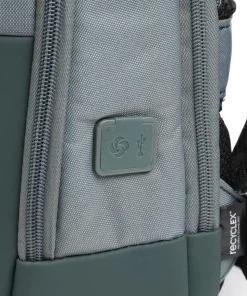 Stackd Biz Rucksack 15″ recyceltes Polyester grünblau