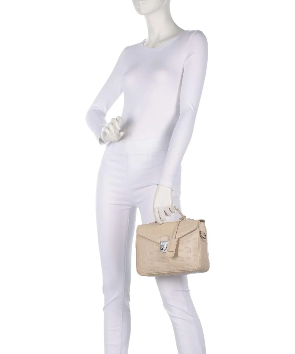 Stampato Marly Handtasche Kalbsleder beige