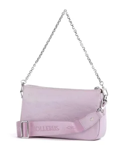 Stampato Zell Schultertasche Kalbsleder flieder