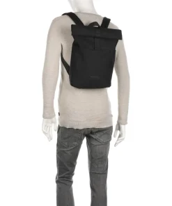 Stealth Hajo Macro Rolltop Rucksack recyceltes Polyester schwarz