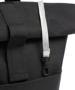 Stealth Hajo Macro Rolltop Rucksack recyceltes Polyester schwarz