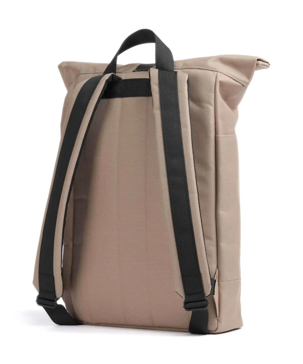 Stealth Hajo Medium Rolltop Rucksack 15″ recyceltes Polyester beige