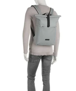 Stealth Hajo Mini Rolltop Rucksack 14″ recyceltes Polyester grau