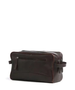 Stefan Kulturbeutel dunkelbraun 29 cm