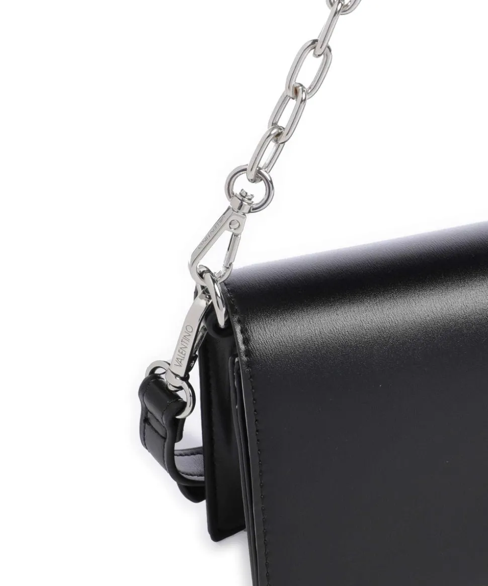 Stefany Schultertasche Lederimitat schwarz