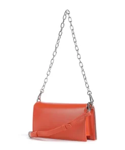 Stefany Schultertasche Lederimitat orange