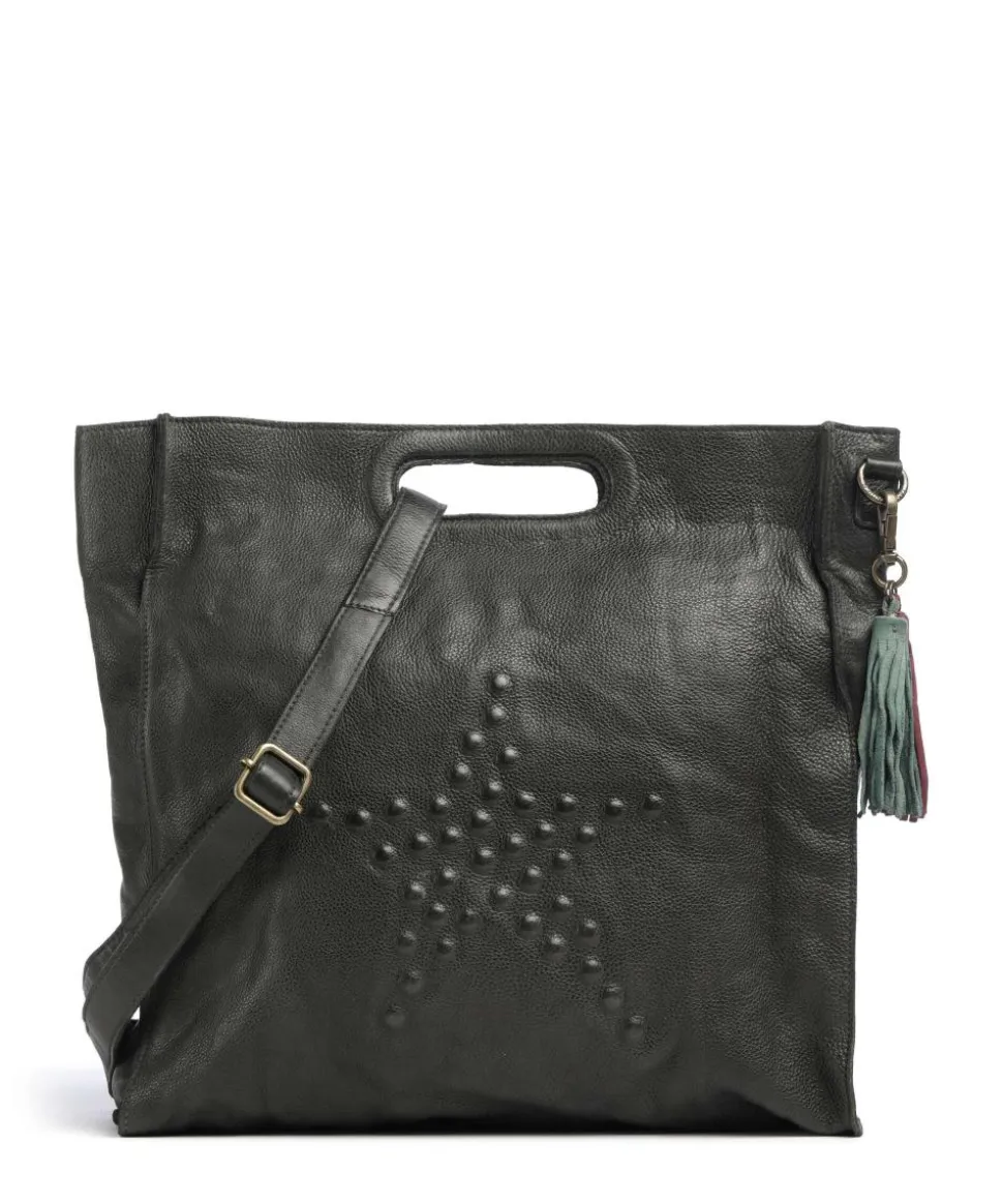 Sternbergstraße 1 Handtasche genarbtes Rindsleder khaki