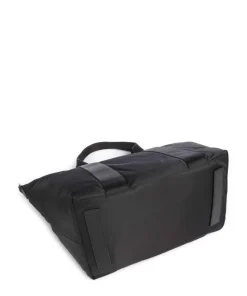 Stevie Extra Large Handtasche recyceltes Nylon schwarz