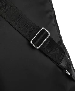 Stevie Medium Rucksack recyceltes Nylon schwarz