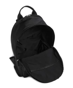 Stevie Medium Rucksack recyceltes Nylon schwarz