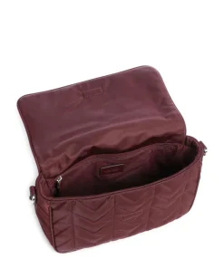 Stevie Medium Umhängetasche Ripstop-Nylon wein