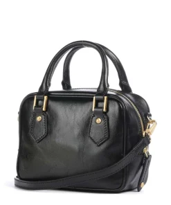 Stodo Handtasche fein genarbtes Rindsleder schwarz