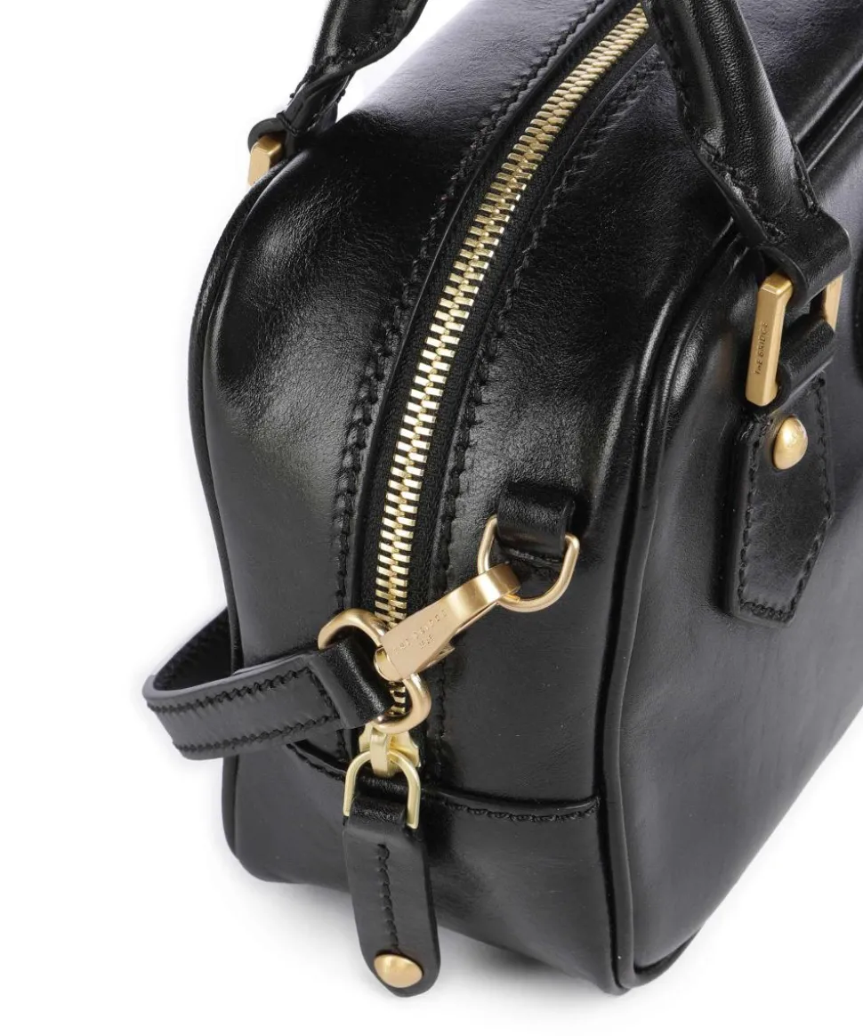 Stodo Handtasche fein genarbtes Rindsleder schwarz