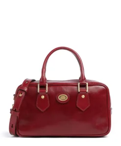 Stodo Handtasche fein genarbtes Rindsleder dunkelrot