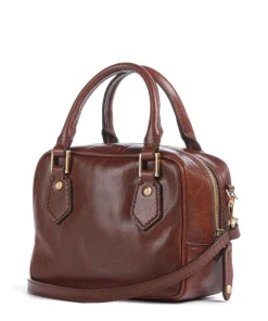 Stodo Handtasche fein genarbtes Rindsleder braun