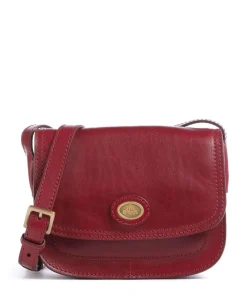 Stodo Umhängetasche fein genarbtes Rindsleder dunkelrot