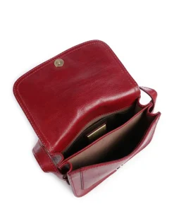 Stodo Umhängetasche fein genarbtes Rindsleder dunkelrot