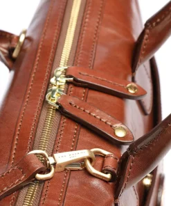 Story Donna Aktentasche 13″ glattes Rindsleder braun