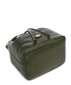 Story Donna Bucket bag fein genarbtes Rindsleder dunkelgrün