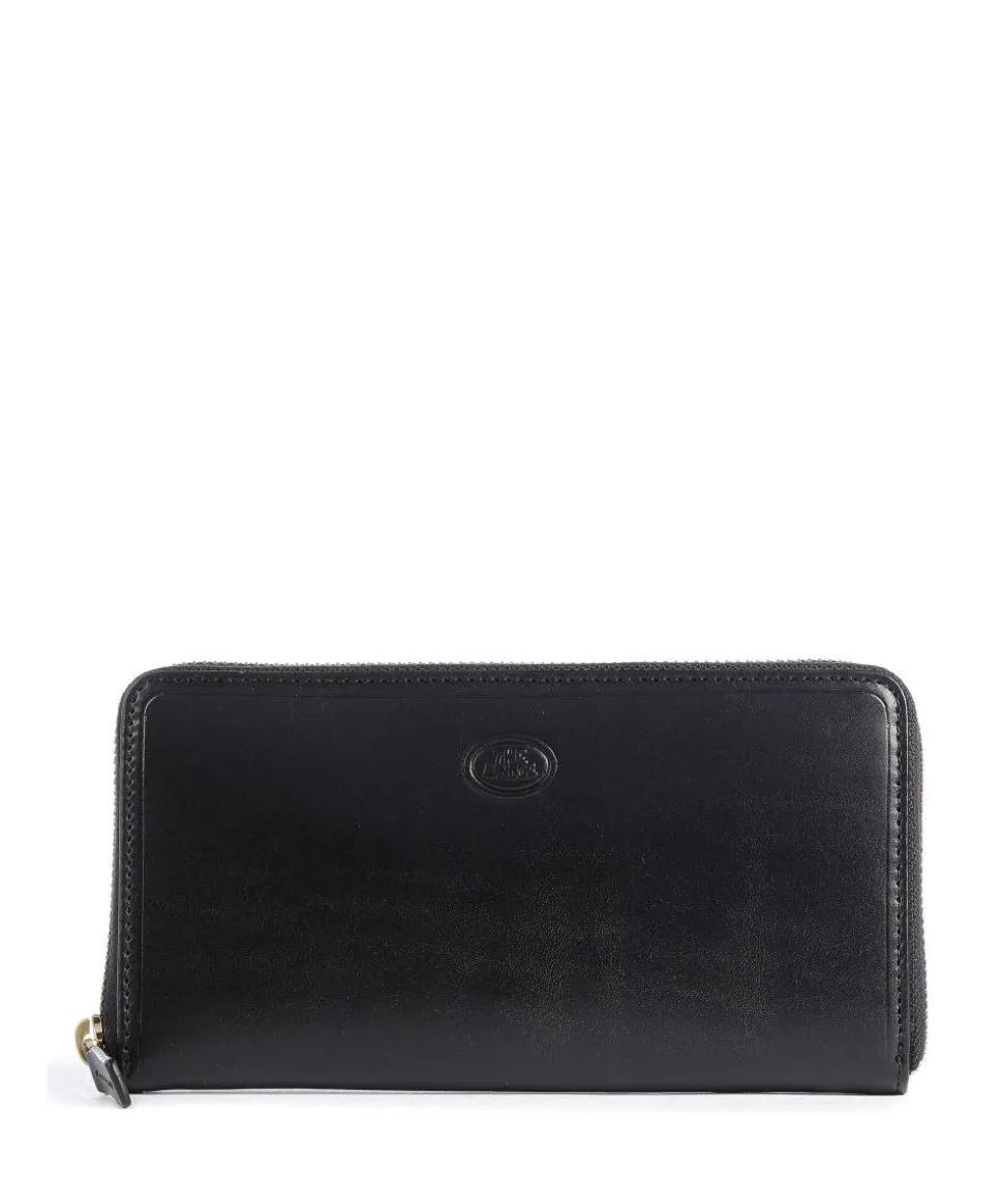 Story Donna Geldbörse fein genarbtes Rindsleder schwarz