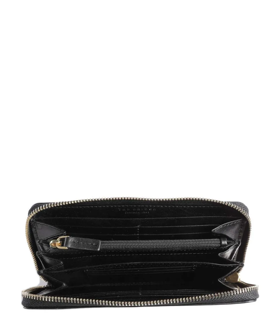 Story Donna Geldbörse fein genarbtes Rindsleder schwarz