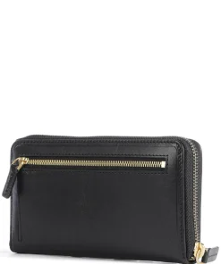 Story Donna Geldbörse fein genarbtes Rindsleder schwarz