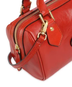 Story Donna Handtasche fein genarbtes Rindsleder hellrot