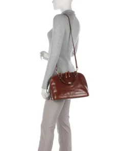 Story Donna Handtasche fein genarbtes Rindsleder braun