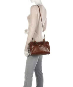 Story Donna Handtasche Leder braun