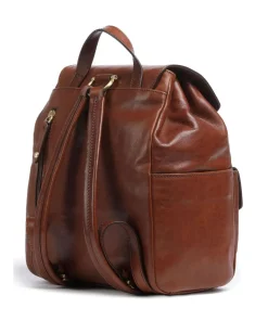Story Donna Rucksack fein genarbtes Leder braun