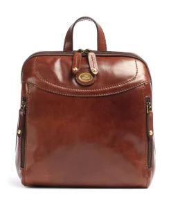 Story Donna Rucksack glattes Leder braun