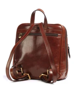 Story Donna Rucksack glattes Leder braun