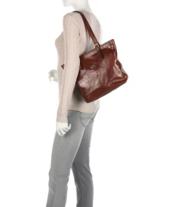 Story Donna Shopper Rindsleder braun