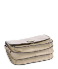 Story Donna Umhängetasche fein genarbtes Leder beige