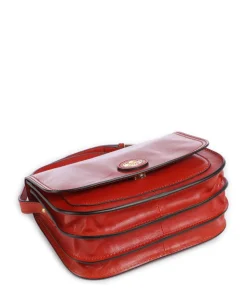 Story Donna Umhängetasche fein genarbtes Rindsleder rot