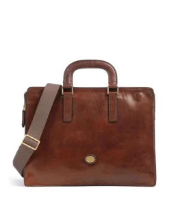 Story Uomo Aktentasche Rindsleder braun