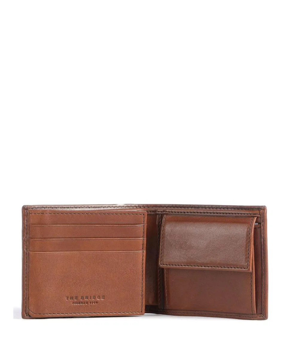 Story Uomo Geldbörse fein genarbtes Leder braun