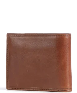 Story Uomo Geldbörse fein genarbtes Leder braun