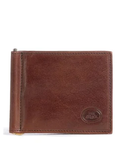 Story Uomo Kreditkartenetui fein genarbtes Leder braun