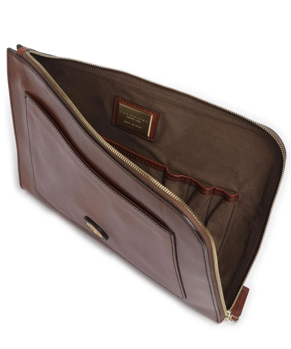 Story Uomo Laptophülle 13″ glattes Rindsleder braun