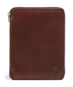 Story Uomo Mappe fein genarbtes Leder braun