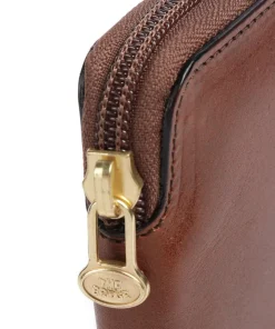 Story Uomo Mappe fein genarbtes Leder braun