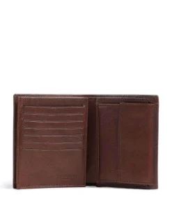 Story Uomo RFID Geldbörse fein genarbtes Leder braun