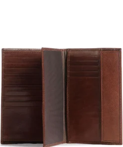 Story Uomo RFID Kreditkartenetui genarbtes Leder braun