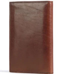 Story Uomo RFID Kreditkartenetui genarbtes Leder braun