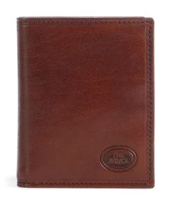 Story Uomo RFID Kreditkartenetui fein genarbtes Leder braun