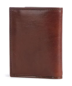 Story Uomo RFID Kreditkartenetui fein genarbtes Leder braun