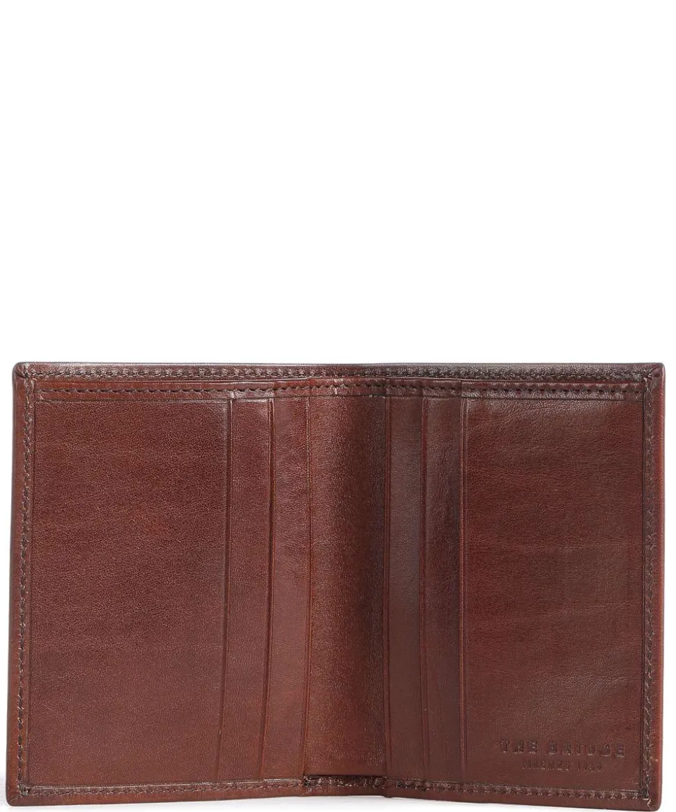 Story Uomo RFID Kreditkartenetui fein genarbtes Leder braun