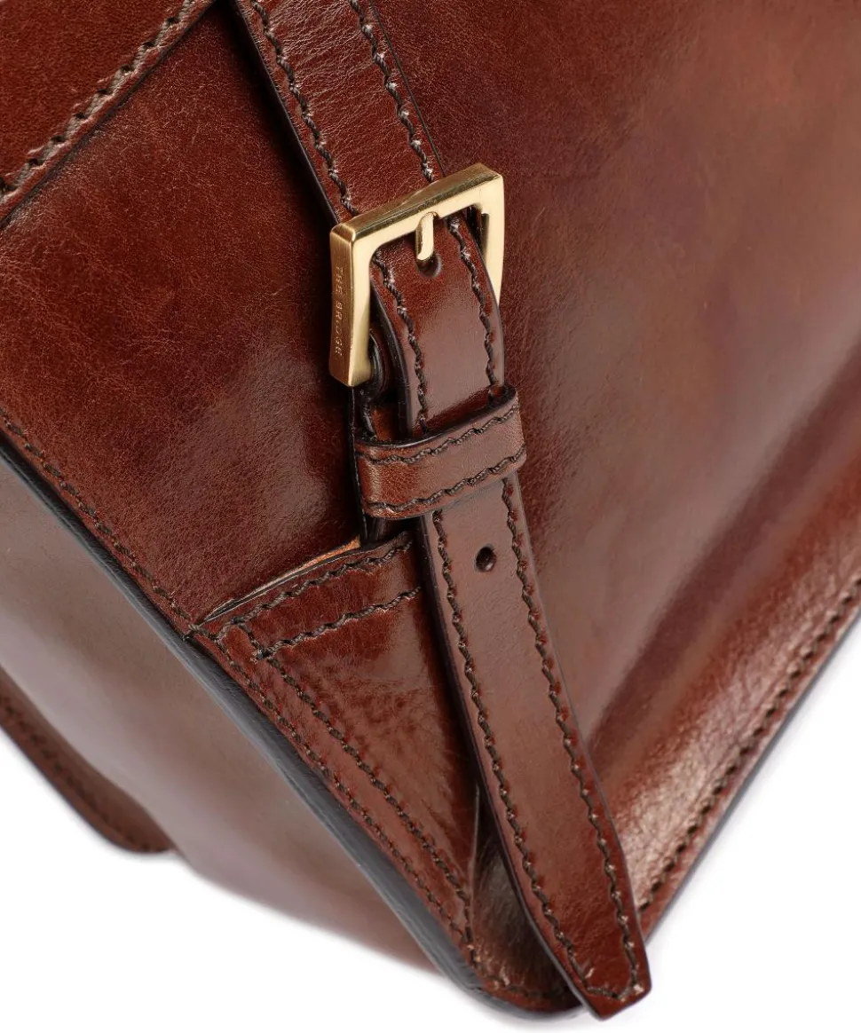 Story Uomo Rucksack 13″ glattes Rindsleder braun